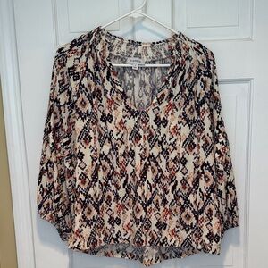 Evereve Women's Layla Ikat Top - Multicolor